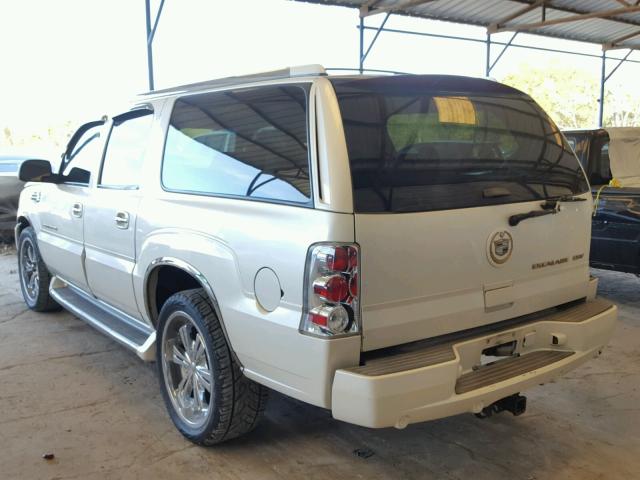 3GYFK66N63G323182 - 2003 CADILLAC ESCALADE E WHITE photo 3