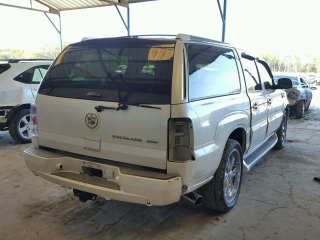 3GYFK66N63G323182 - 2003 CADILLAC ESCALADE E WHITE photo 4