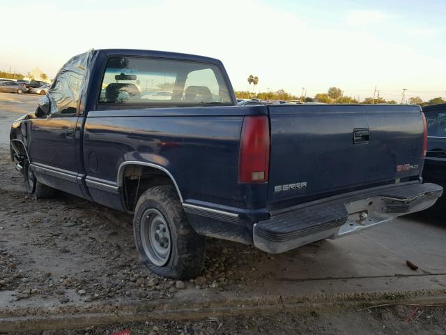 1GTDC14K1PZ500300 - 1993 GMC SIERRA C15 BLUE photo 3