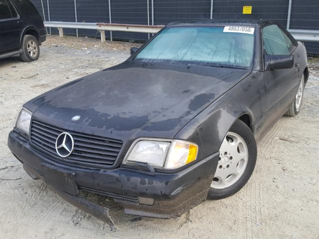 WDBFA67E8SF122356 - 1995 MERCEDES-BENZ SL 500 BLACK photo 2