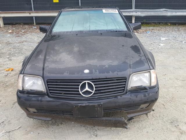 WDBFA67E8SF122356 - 1995 MERCEDES-BENZ SL 500 BLACK photo 9