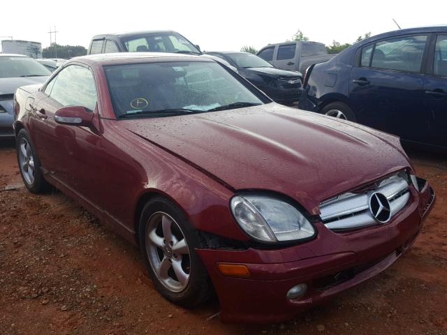 WDBKK65FX4F306773 - 2004 MERCEDES-BENZ SLK 320 RED photo 1