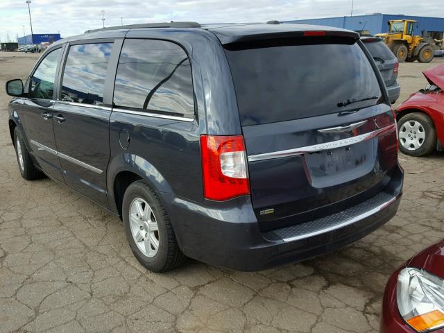 2C4RC1BG8DR594945 - 2013 CHRYSLER TOWN & COU GRAY photo 3