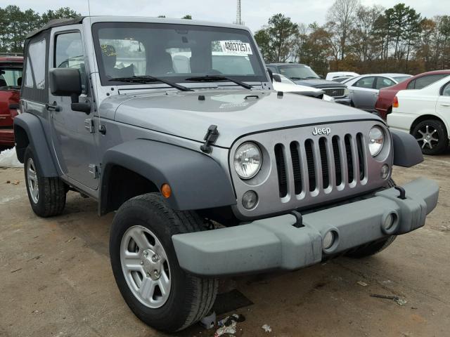 1C4AJWAG1FL562626 - 2015 JEEP WRANGLER S SILVER photo 1