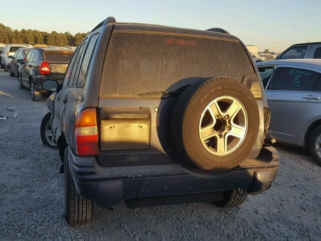 2CNBE634136925809 - 2003 CHEVROLET TRACKER LT BLUE photo 3