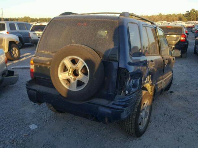 2CNBE634136925809 - 2003 CHEVROLET TRACKER LT BLUE photo 4