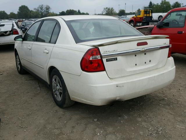 1G1ZS51F16F290460 - 2006 CHEVROLET MALIBU LS 白色 照片 3