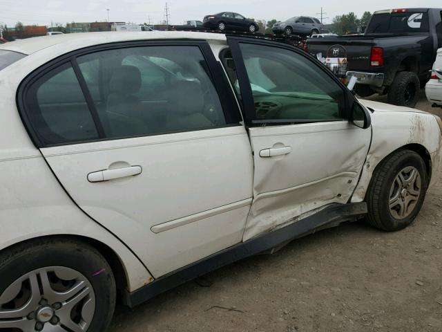 1G1ZS51F16F290460 - 2006 CHEVROLET MALIBU LS 白色 照片 9