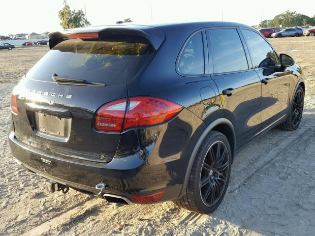 WP1AB2A23BLA52362 - 2011 PORSCHE CAYENNE S BLACK photo 4