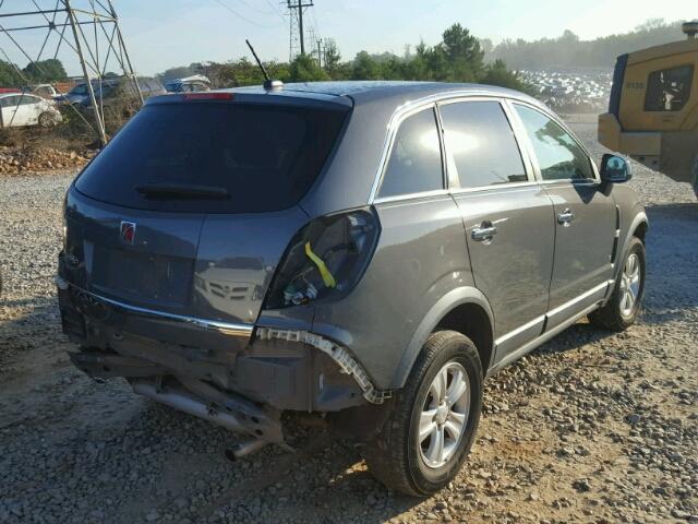 3GSCL33P18S649989 - 2008 SATURN VUE XE GRAY photo 4