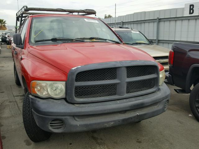 1D7HA18Z63J509099 - 2003 DODGE RAM 1500 S RED photo 1