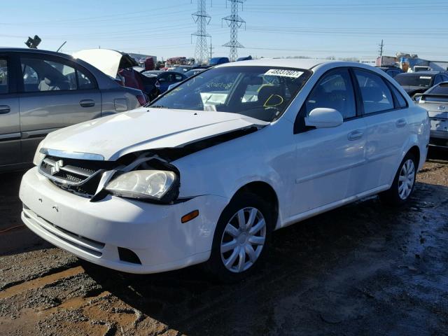 KL5JD56Z68K927408 - 2008 SUZUKI FORENZA BA WHITE photo 2