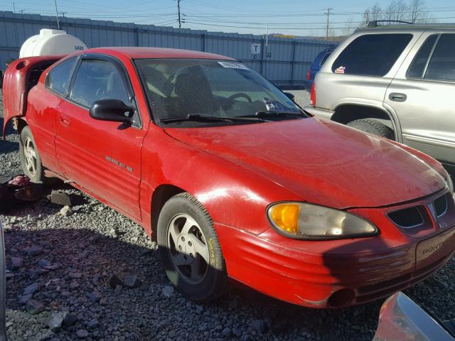 1G2NE12T6XM816092 - 1999 PONTIAC GRAND AM S RED photo 1