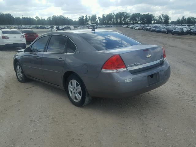 2G1WB58K069319090 - 2006 CHEVROLET IMPALA LS GRAY photo 3