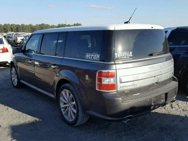 2FMGK5D81GBA17254 - 2016 FORD FLEX LIMIT GRAY photo 3