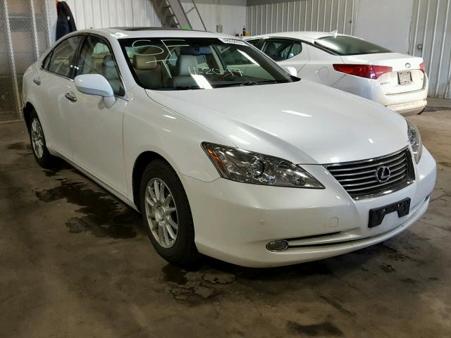 JTHBJ46G082186378 - 2008 LEXUS ES 350 WHITE photo 1