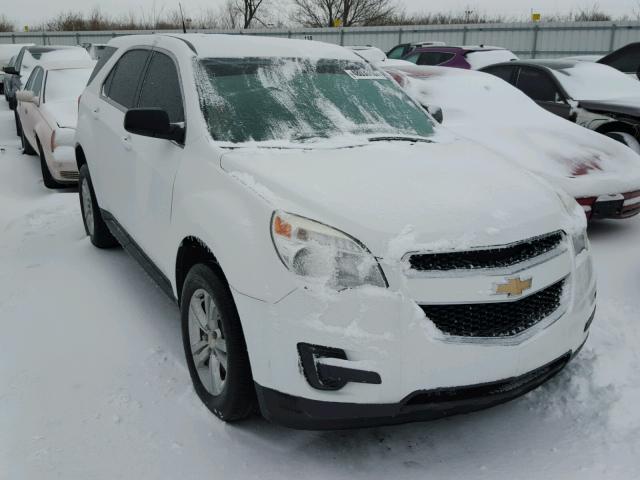 2CNFLCEC0B6464904 - 2011 CHEVROLET EQUINOX LS WHITE photo 1