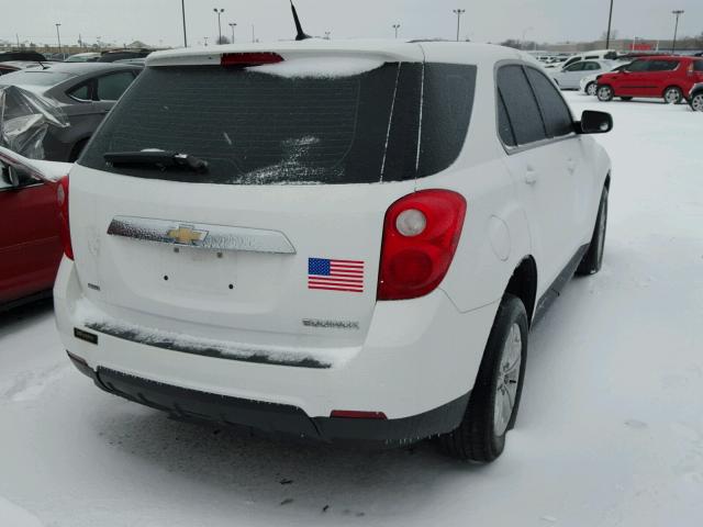 2CNFLCEC0B6464904 - 2011 CHEVROLET EQUINOX LS WHITE photo 4