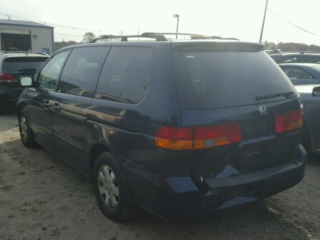5FNRL18693B040418 - 2003 HONDA ODYSSEY EX BLUE photo 3