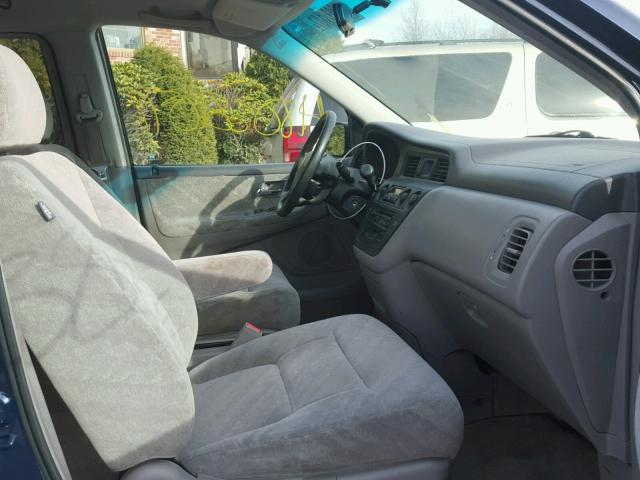 5FNRL18693B040418 - 2003 HONDA ODYSSEY EX BLUE photo 5