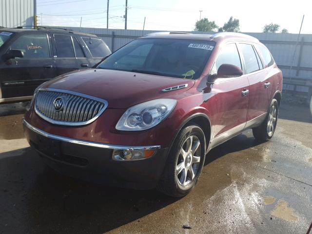 5GAEV23768J305134 - 2008 BUICK ENCLAVE CX RED photo 2