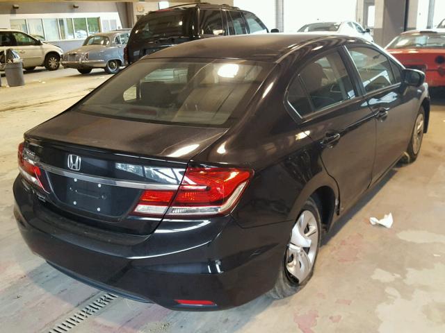 2HGFB2F58FH555965 - 2015 HONDA CIVIC LX BLACK photo 4