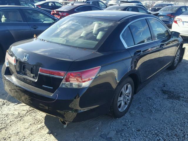 1HGCP2F63BA014568 - 2011 HONDA ACCORD SE BLACK photo 4