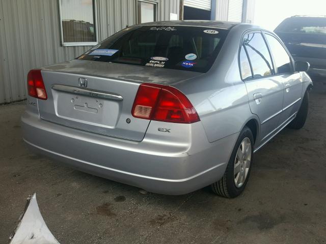 2HGES26702H602834 - 2002 HONDA CIVIC EX 银色 照片 4