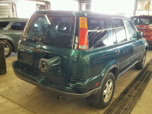 JHLRD1873YS007336 - 2000 HONDA CR-V SE GREEN photo 4