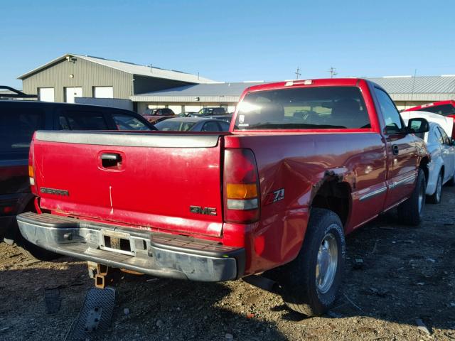 1GTEK14T92Z247302 - 2002 GMC NEW SIERRA RED photo 4