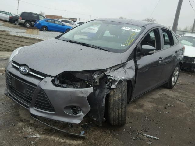 1FADP3F28EL393457 - 2014 FORD FOCUS SE GRAY photo 2