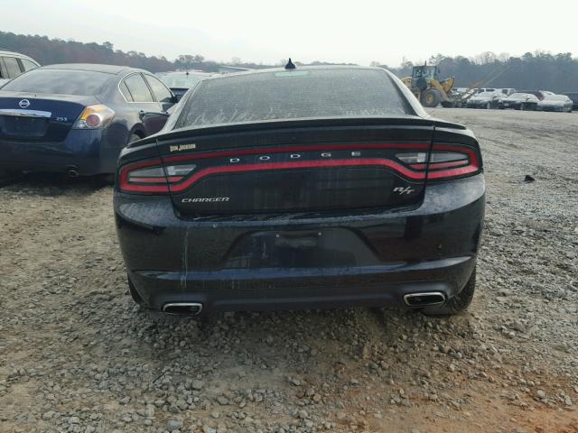 2C3CDXCT2GH110431 - 2016 DODGE CHARGER R/ BLACK photo 9