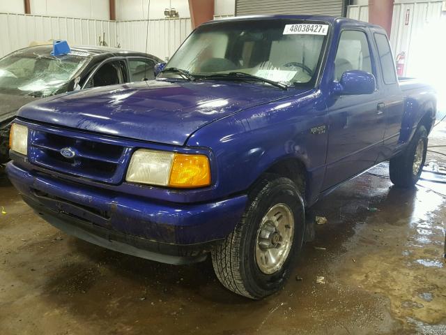 1FTCR15X3TPB63123 - 1996 FORD RANGER SUP BLUE photo 2