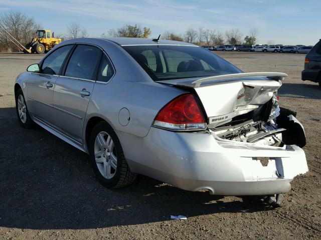 2G1WG5E37C1223661 - 2012 CHEVROLET IMPALA LT SILVER photo 3