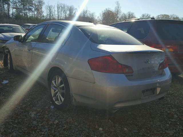 JNKBV61F88M251559 - 2008 INFINITI G35 WHITE photo 3