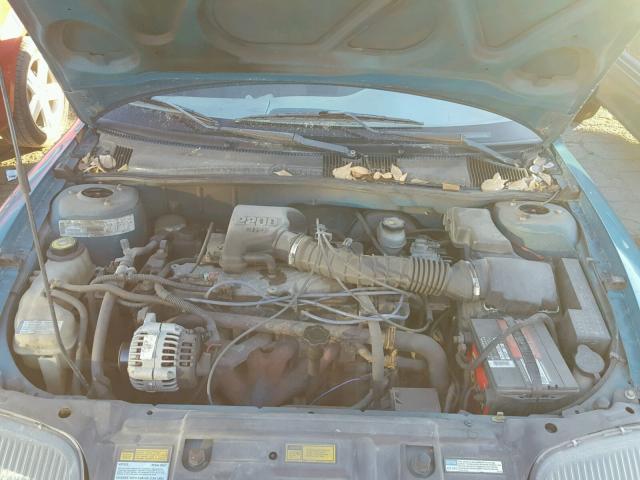 1G2JB5247W7591315 - 1998 PONTIAC SUNFIRE SE TEAL photo 7