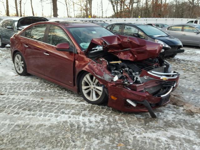 1G1PG5SB5G7210805 - 2016 CHEVROLET CRUZE LIMI MAROON photo 1