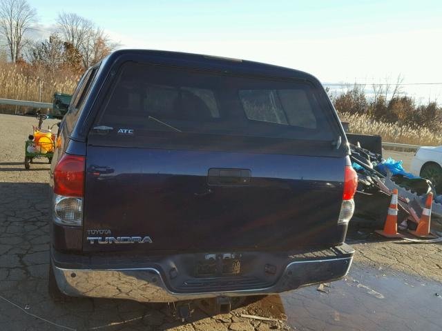 5TBRV54127S453495 - 2007 TOYOTA TUNDRA DOU BLUE photo 6