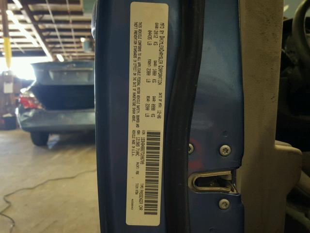 1B3HB48B27D206709 - 2007 DODGE CALIBER SX BLUE photo 10