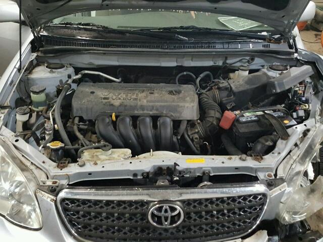 2T1BR32E67C811570 - 2007 TOYOTA COROLLA CE SILVER photo 7