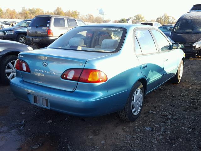 2T1BR12E7XC103056 - 1999 TOYOTA COROLLA VE BLUE photo 4