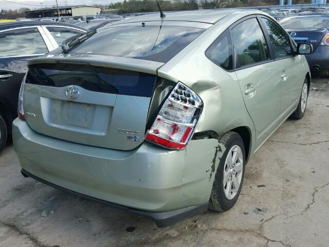 JTDKB20U777595514 - 2007 TOYOTA PRIUS GREEN photo 4