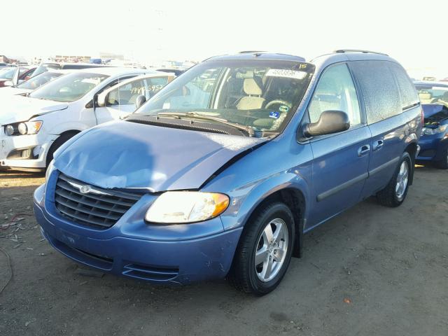 1A4GJ45R17B173254 - 2007 CHRYSLER TOWN & COU BLUE photo 2