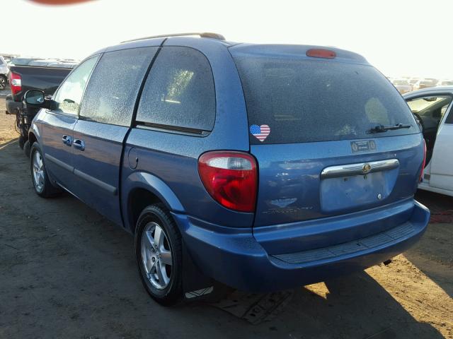 1A4GJ45R17B173254 - 2007 CHRYSLER TOWN & COU BLUE photo 3