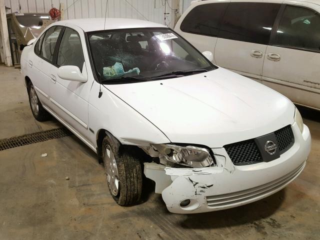 3N1CB51D36L544769 - 2006 NISSAN SENTRA 1.8 WHITE photo 1