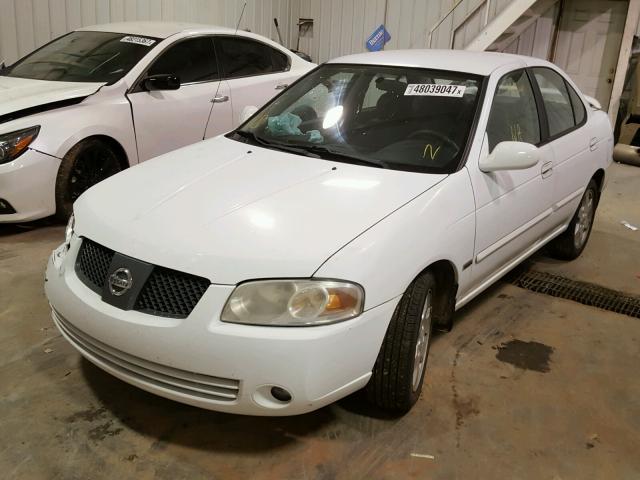 3N1CB51D36L544769 - 2006 NISSAN SENTRA 1.8 WHITE photo 2