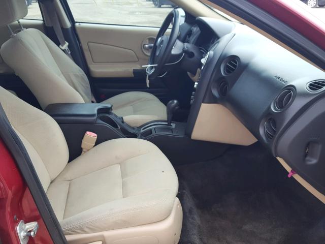 2G2WP552061132626 - 2006 PONTIAC GRAND PRIX Червоний фото 5