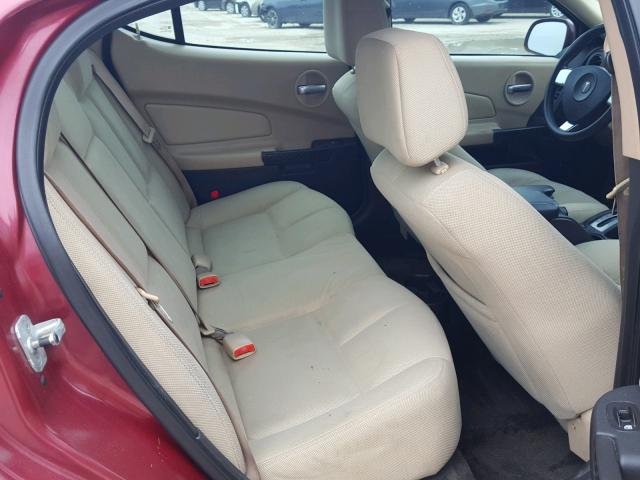 2G2WP552061132626 - 2006 PONTIAC GRAND PRIX Червоний фото 6