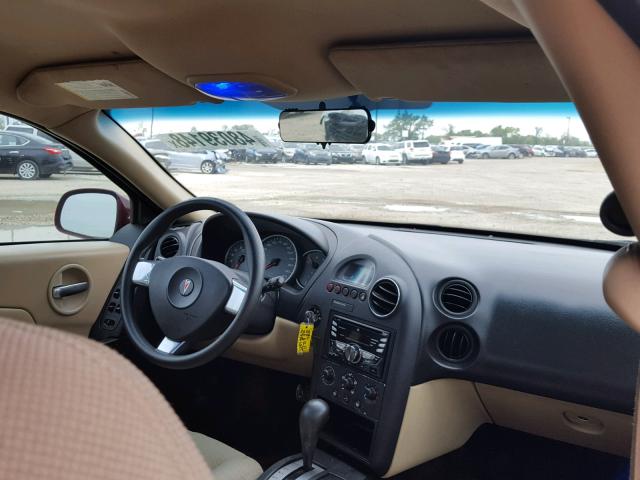 2G2WP552061132626 - 2006 PONTIAC GRAND PRIX Червоний фото 9