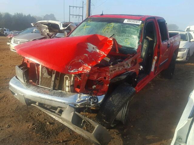 1GCDT43E788227240 - 2008 CHEVROLET COLORADO L RED photo 2